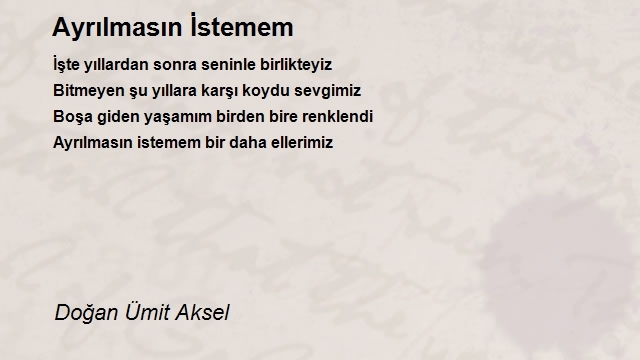 Doğan Ümit Aksel