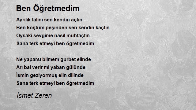 İsmet Zeren