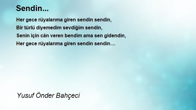 Yusuf Önder Bahçeci