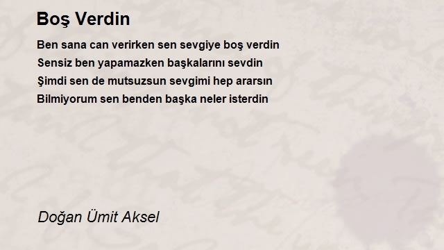 Doğan Ümit Aksel