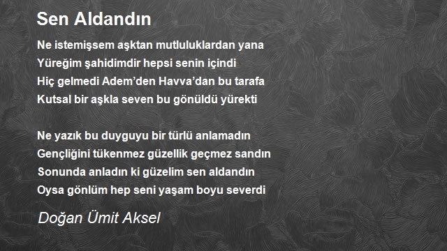 Doğan Ümit Aksel