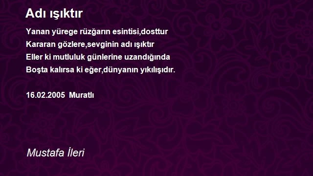 Mustafa İleri