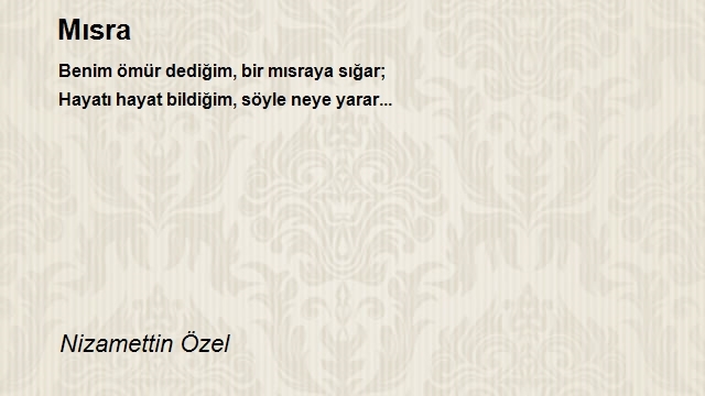 Nizamettin Özel