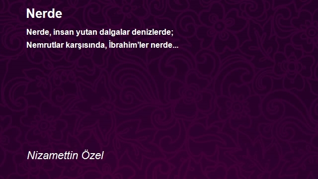 Nizamettin Özel