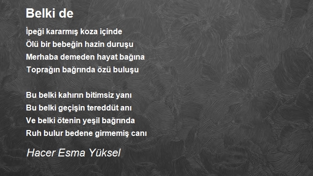 Hacer Esma Yüksel