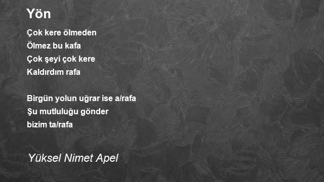 Yüksel Nimet Apel