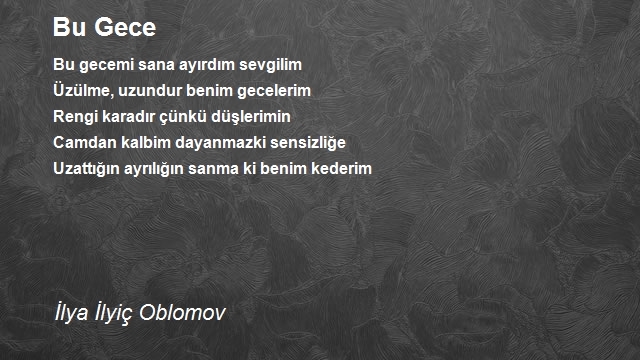 İlya İlyiç Oblomov