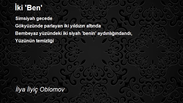 İlya İlyiç Oblomov