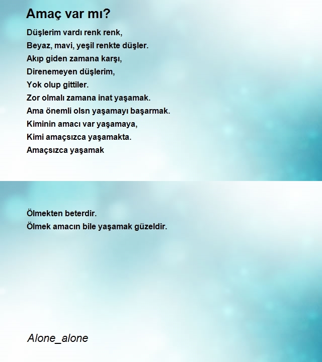 Şair Alone_alone