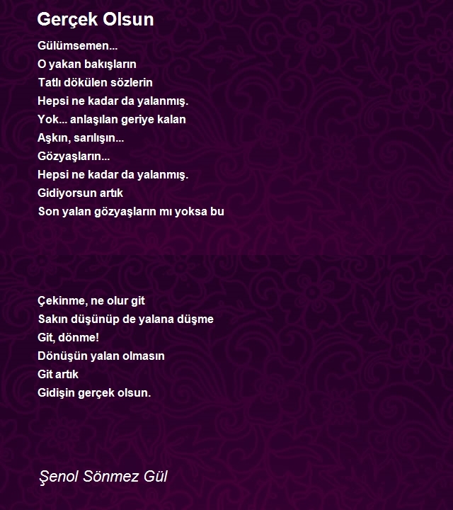 Şenol Sönmez Gül