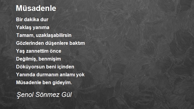 Şenol Sönmez Gül