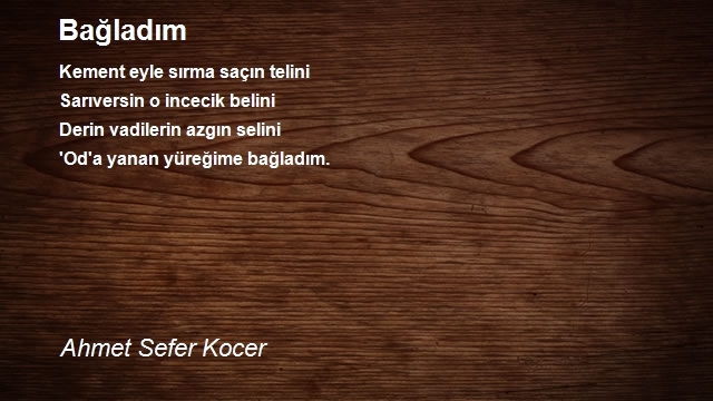 Ahmet Sefer Kocer