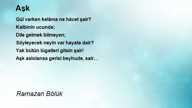 Ramazan Bölük