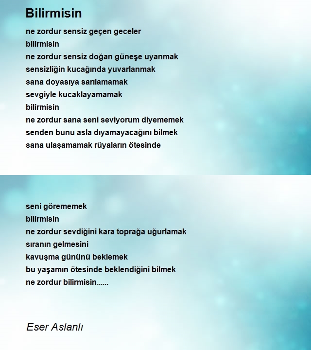 Eser Aslanlı