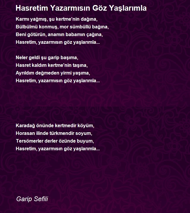 Garip Sefili