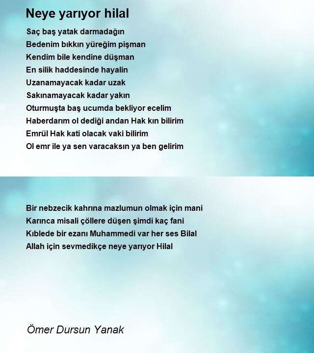 Ömer Dursun Yanak