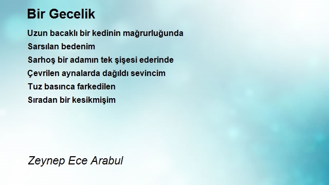 Zeynep Ece Arabul