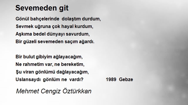 Mehmet Cengiz Öztürkkan