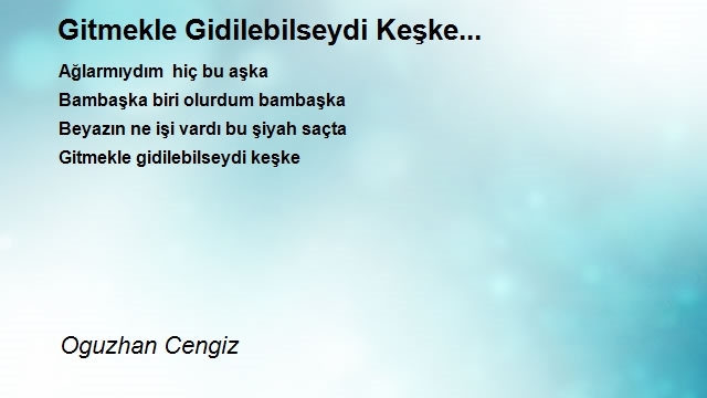 Oguzhan Cengiz