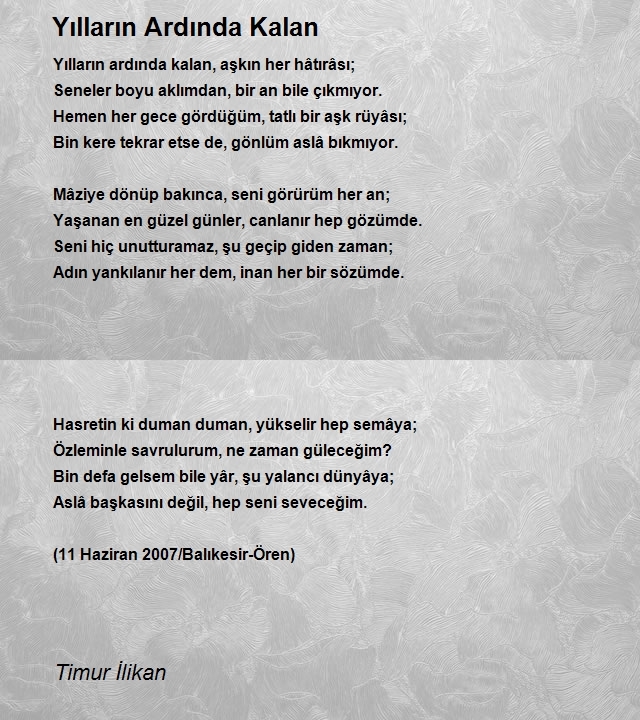 Timur İlikan