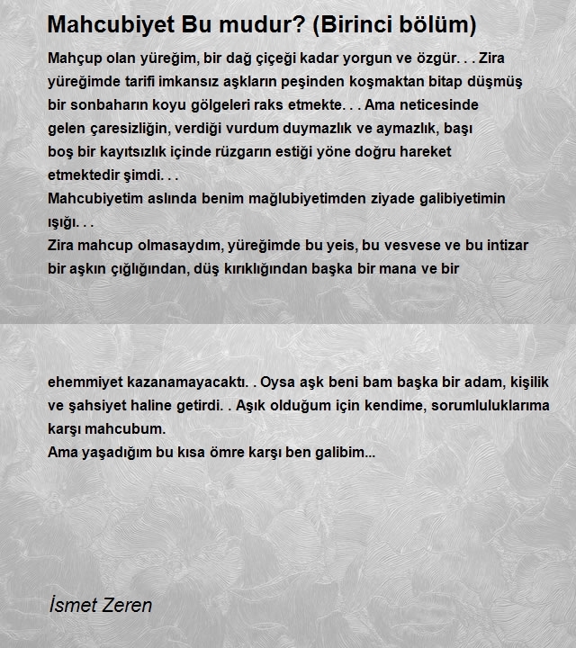 İsmet Zeren