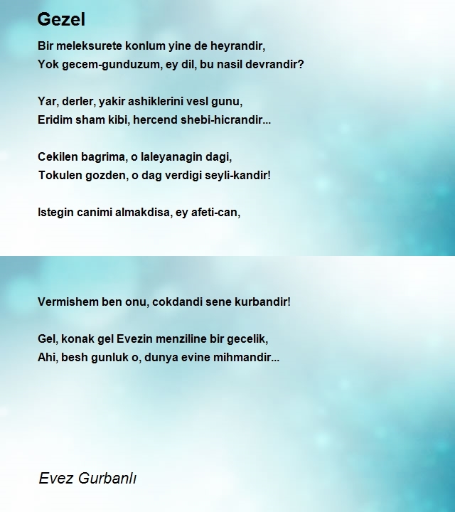 Evez Gurbanlı