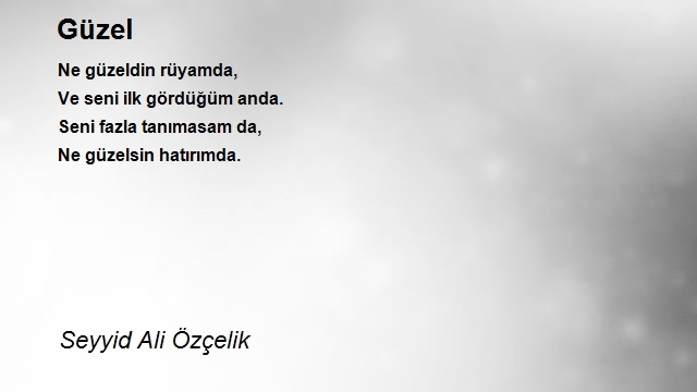 Seyyid Ali Özçelik