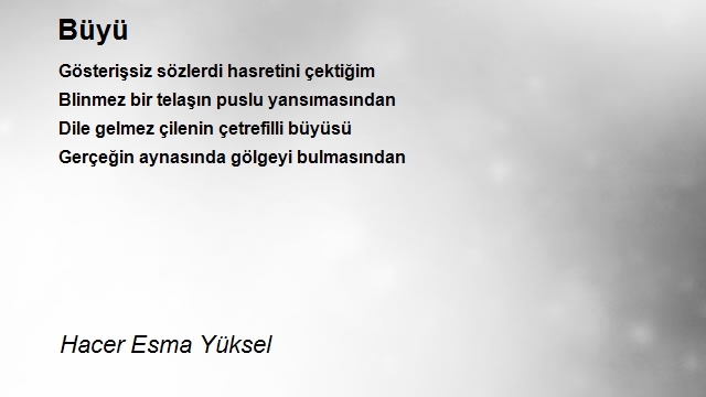 Hacer Esma Yüksel