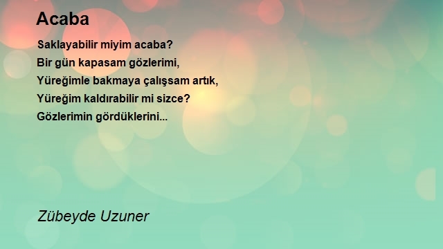 Zübeyde Uzuner