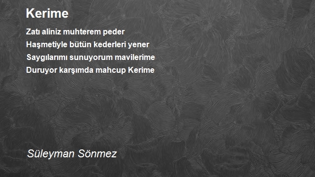 Süleyman Sönmez