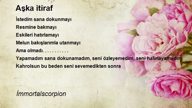 Şair İmmortalscorpion