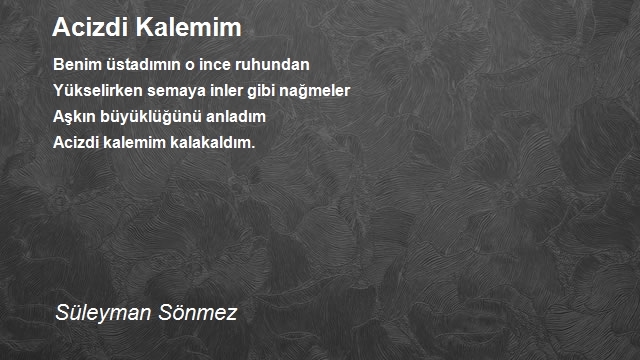 Süleyman Sönmez