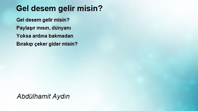 Abdülhamit Aydın