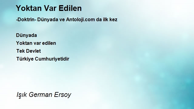 Işık German Ersoy 