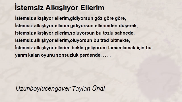 Uzunboylucengaver Taylan Ünal