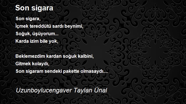 Uzunboylucengaver Taylan Ünal