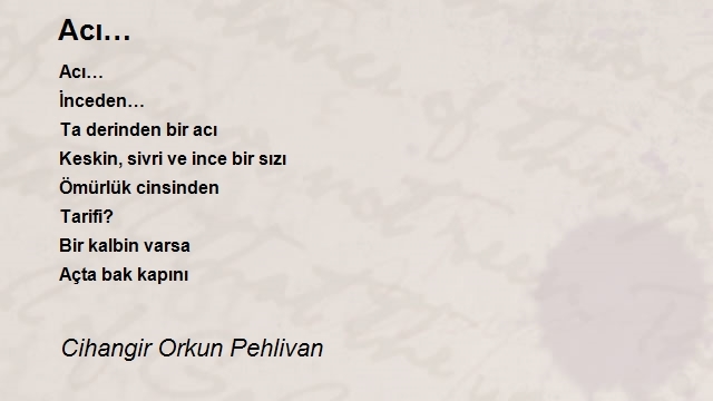 Cihangir Orkun Pehlivan