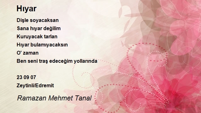 Ramazan Mehmet Tanal