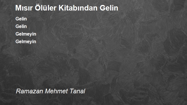 Ramazan Mehmet Tanal