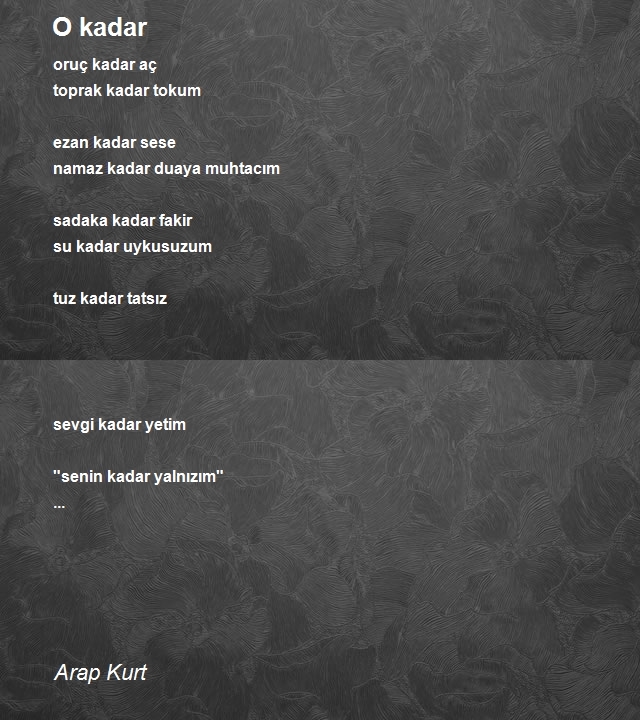 Arap Kurt