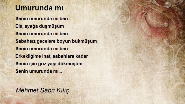 Mehmet Sabri Kılıç