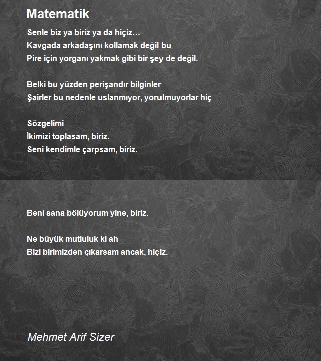 Mehmet Arif Sizer