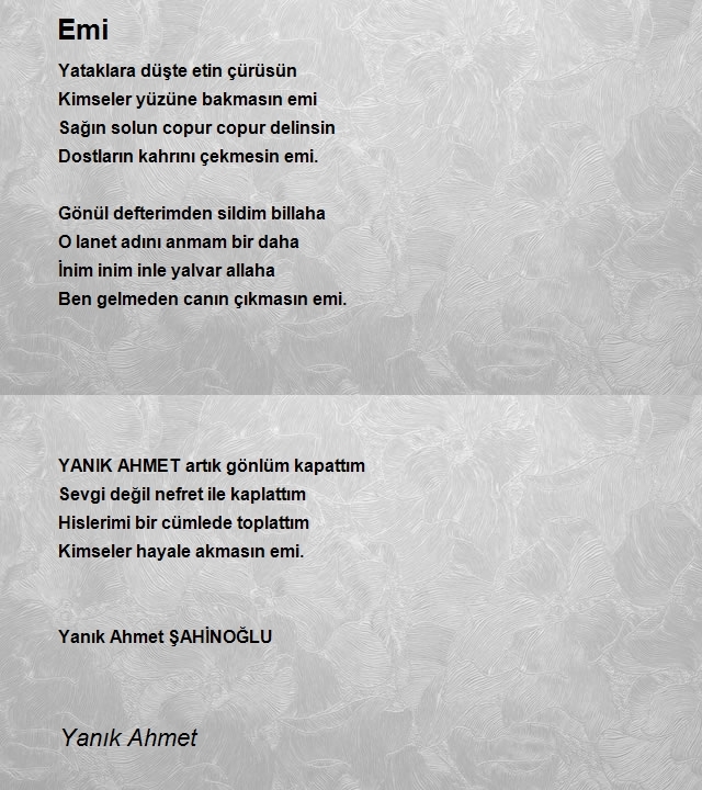 Yanık Ahmet