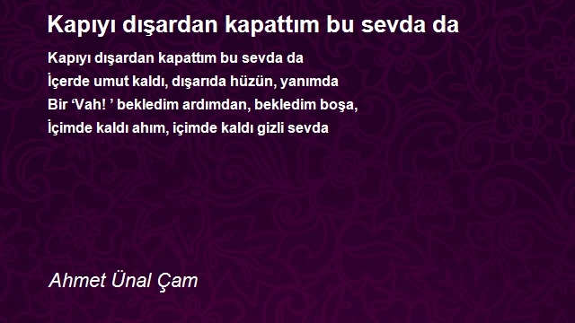 Ahmet Ünal Çam