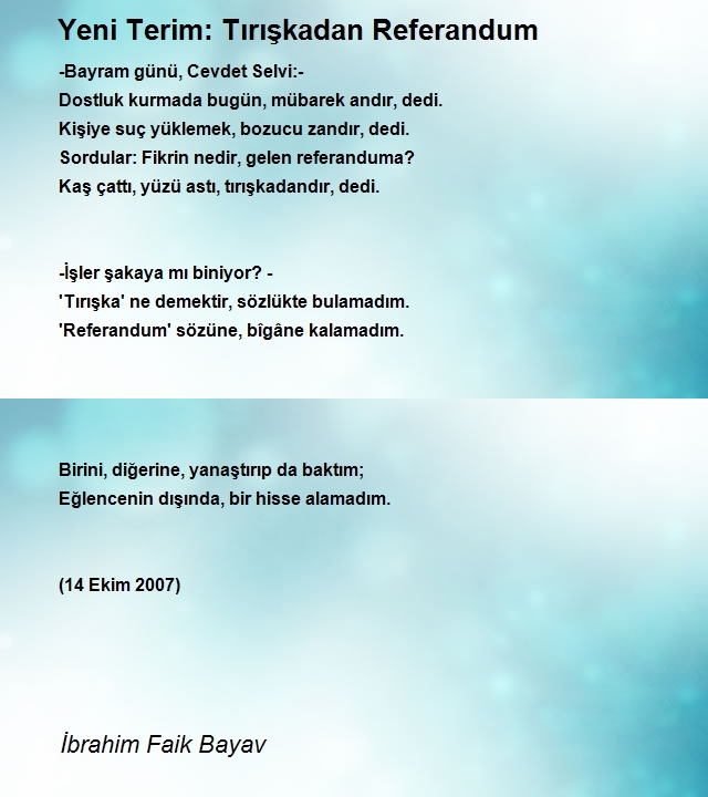 İbrahim Faik Bayav