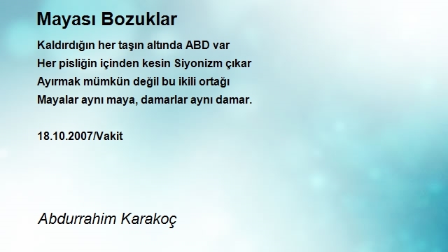 Abdurrahim Karakoç