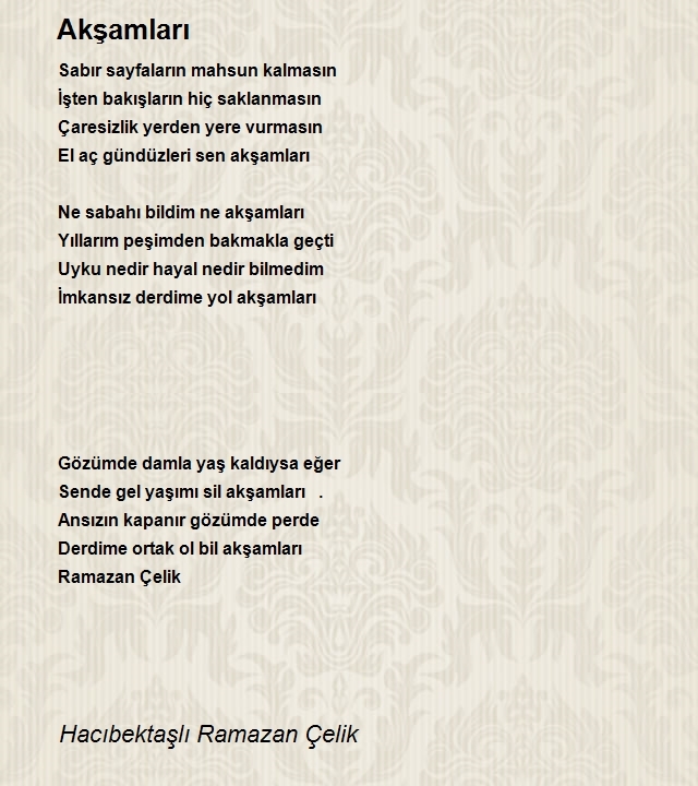 Hacıbektaşlı Ramazan Çelik