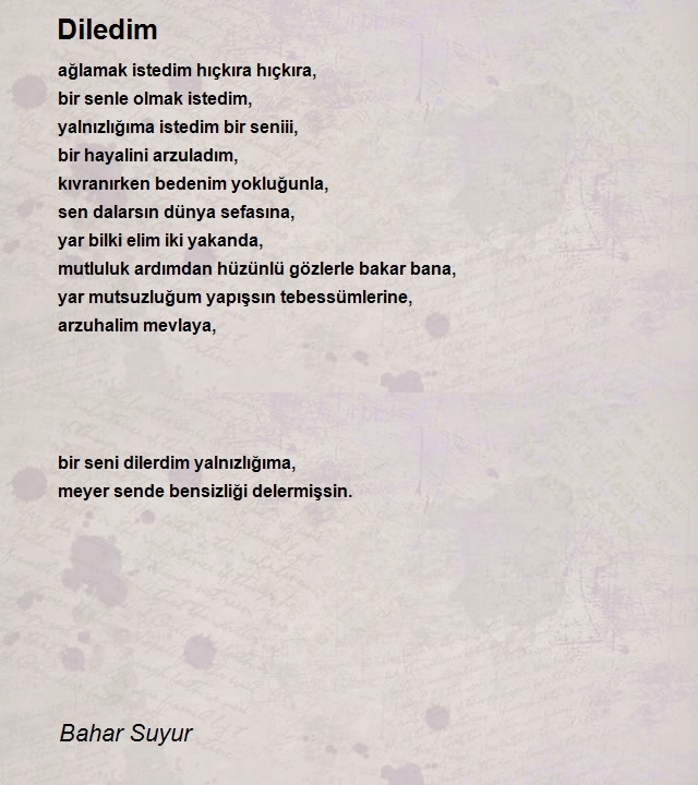 Bahar Suyur