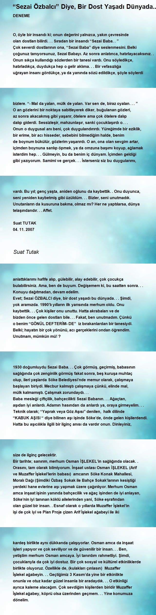 Suat Tutak