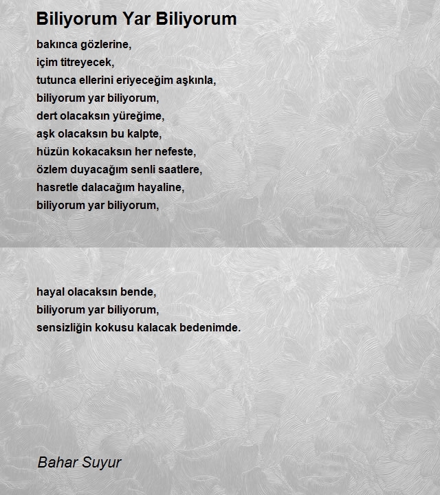 Bahar Suyur